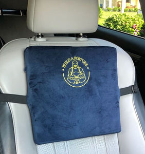 Build-a-Posture: Lower Back Pain Relief with Cushion Set for Car Seats