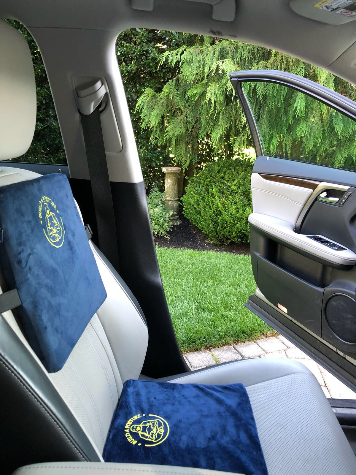 Car Seat Cushion With Back Rest